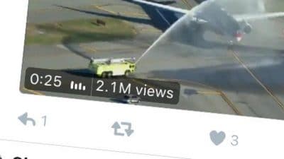 Twitter video view count