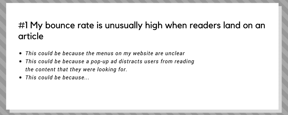 Identifying Issues