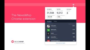 NewsWhip Chromextension Hero