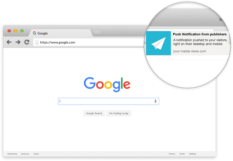browser push notification