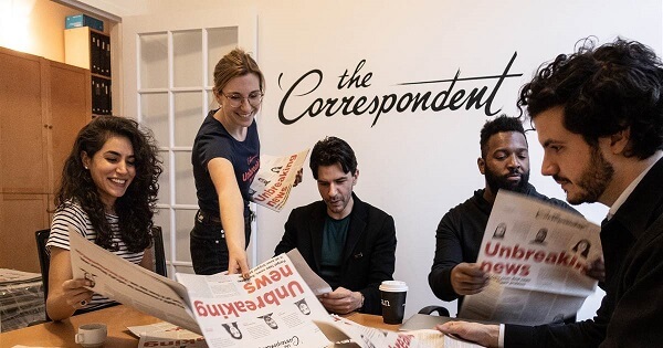 Ad-free “unbreaking news” platform The Correspondent hits $2.5 million crowdfunding goal
