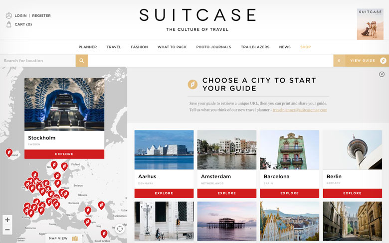 SUITCASE Magazine's Travel Planner