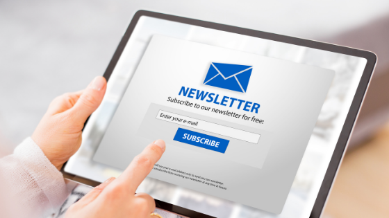 email front and center