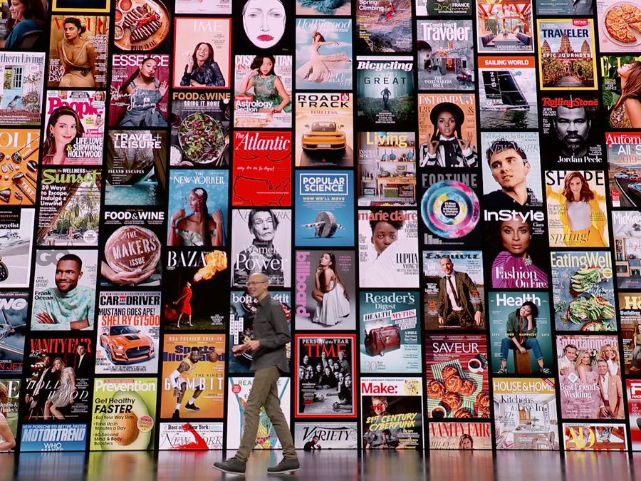 Apple News Plus incluait des magazines