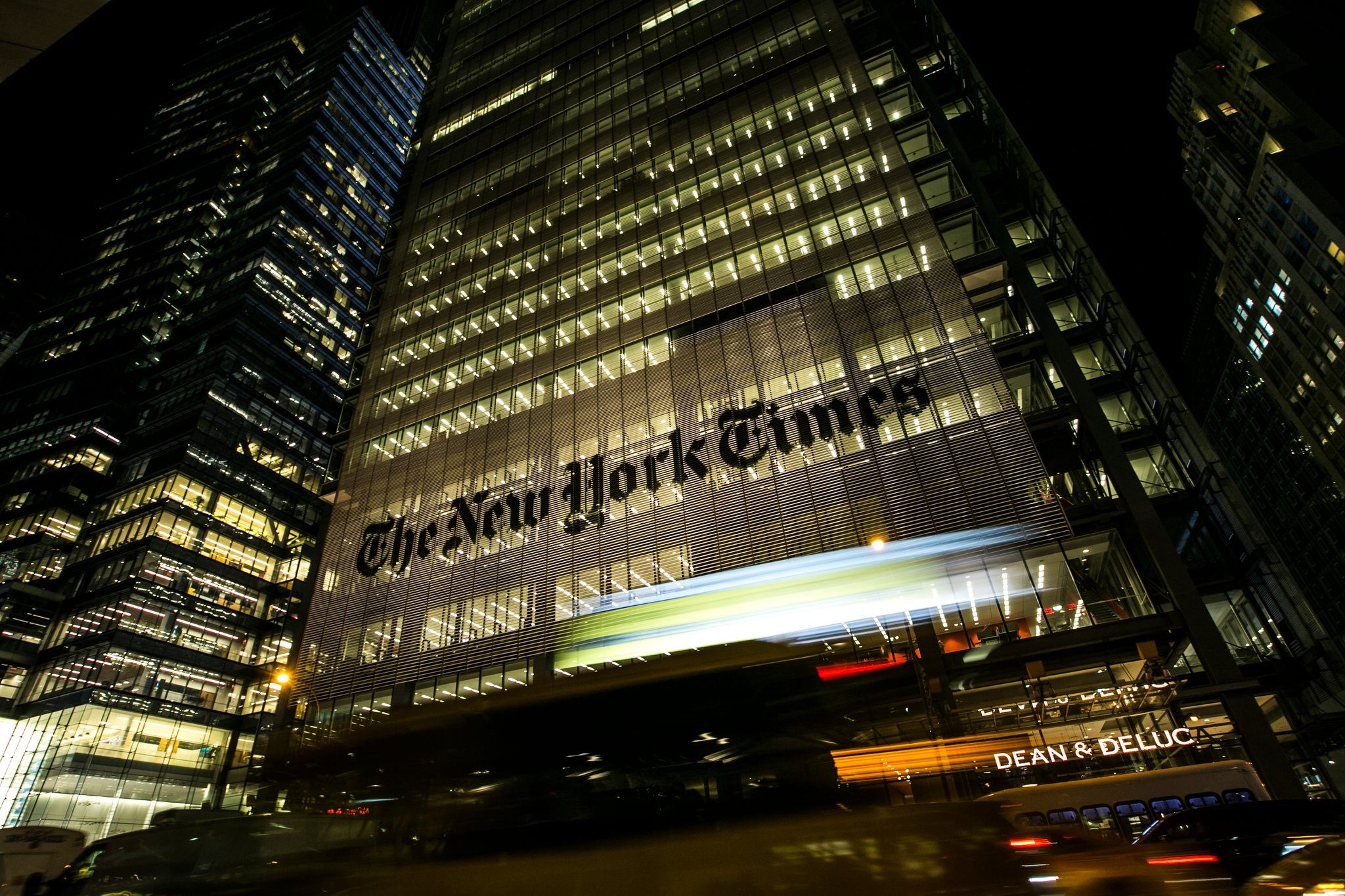 Hauptsitz der New York Times