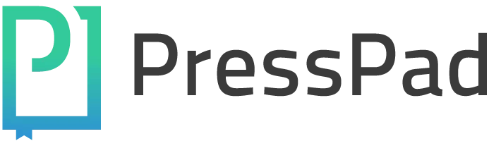 شعار PressPad التدرج الأفقي الرئيسي