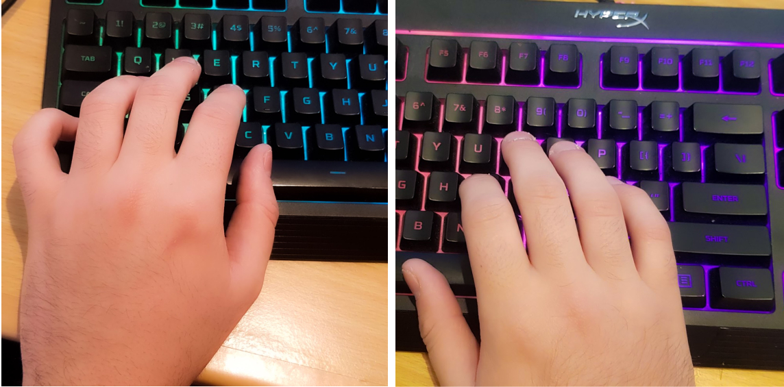 The Typing Position