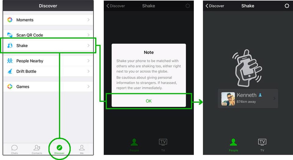 Résultat de recherche d&#39;images pour wechat shake