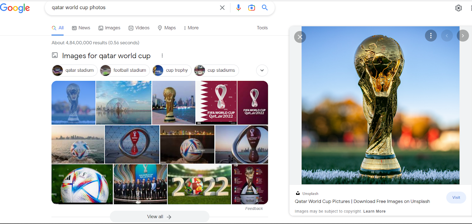 Misunderstanding How Image Pack Clicks and Impressions Are Counted