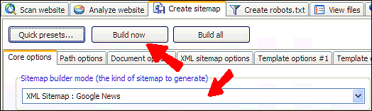 Générateur de sitemap A1