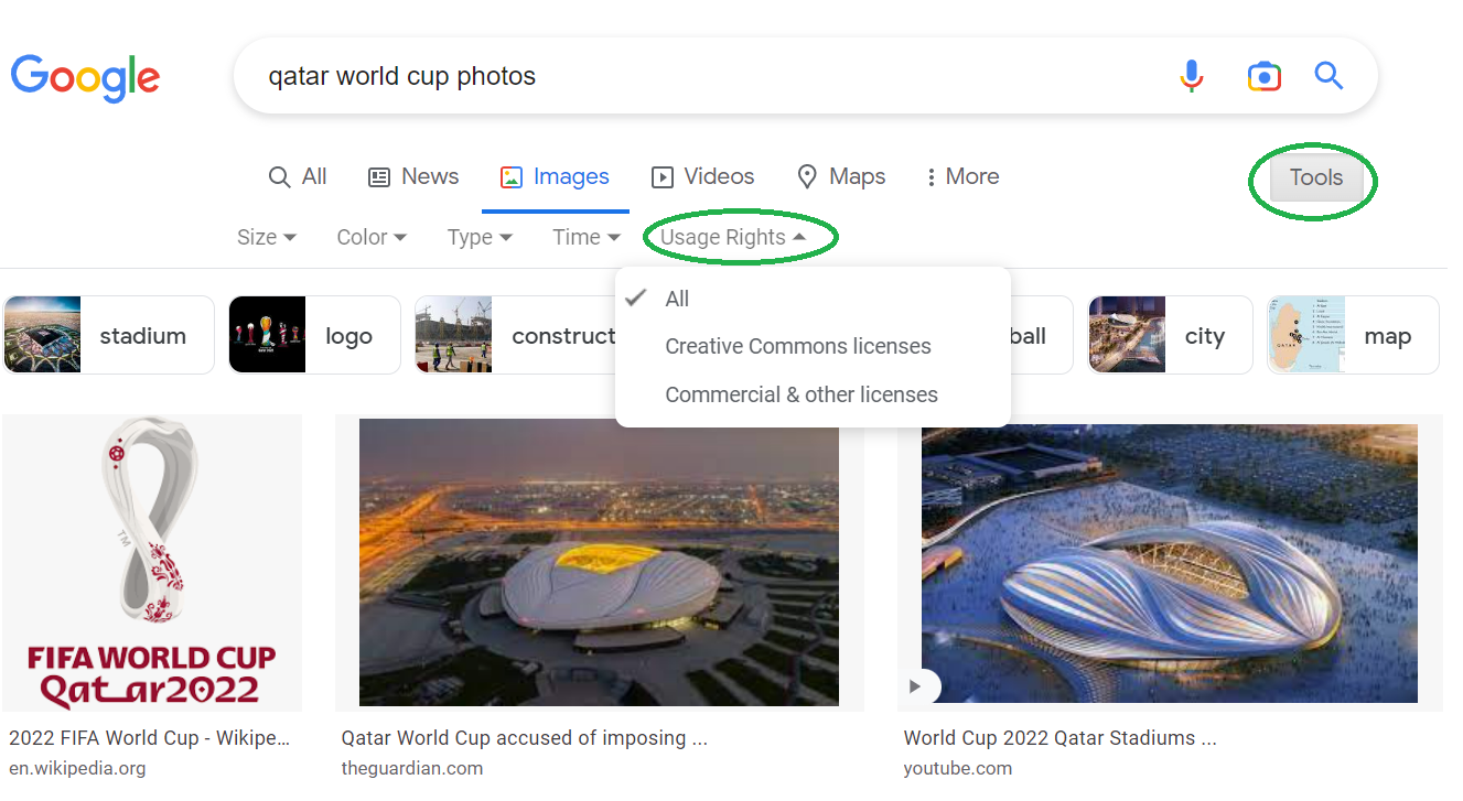Using Copyrighted Images 