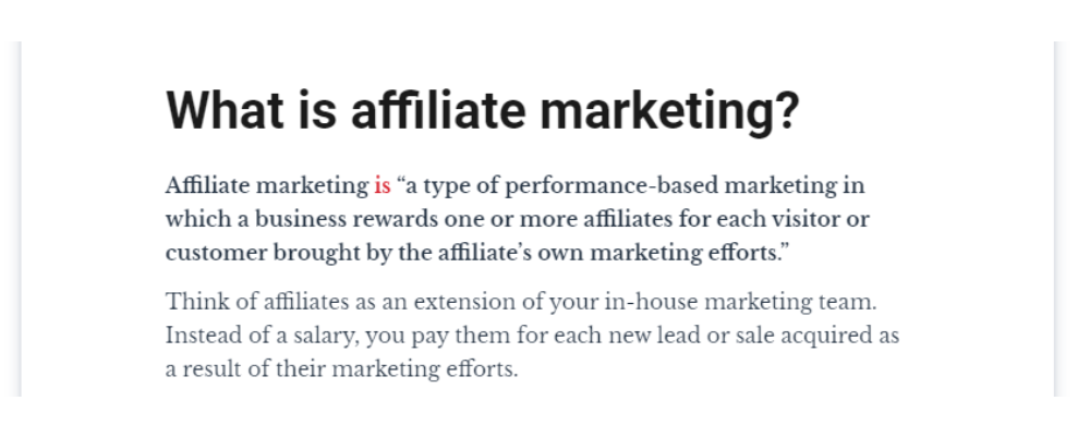 what is affiliate marketing?