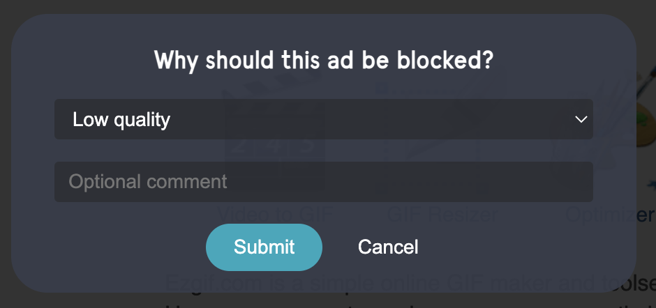 Blocked Ads