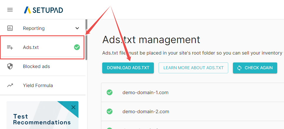 Mag-download ng ads.txt