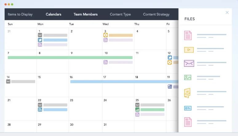 global publishing content calendar