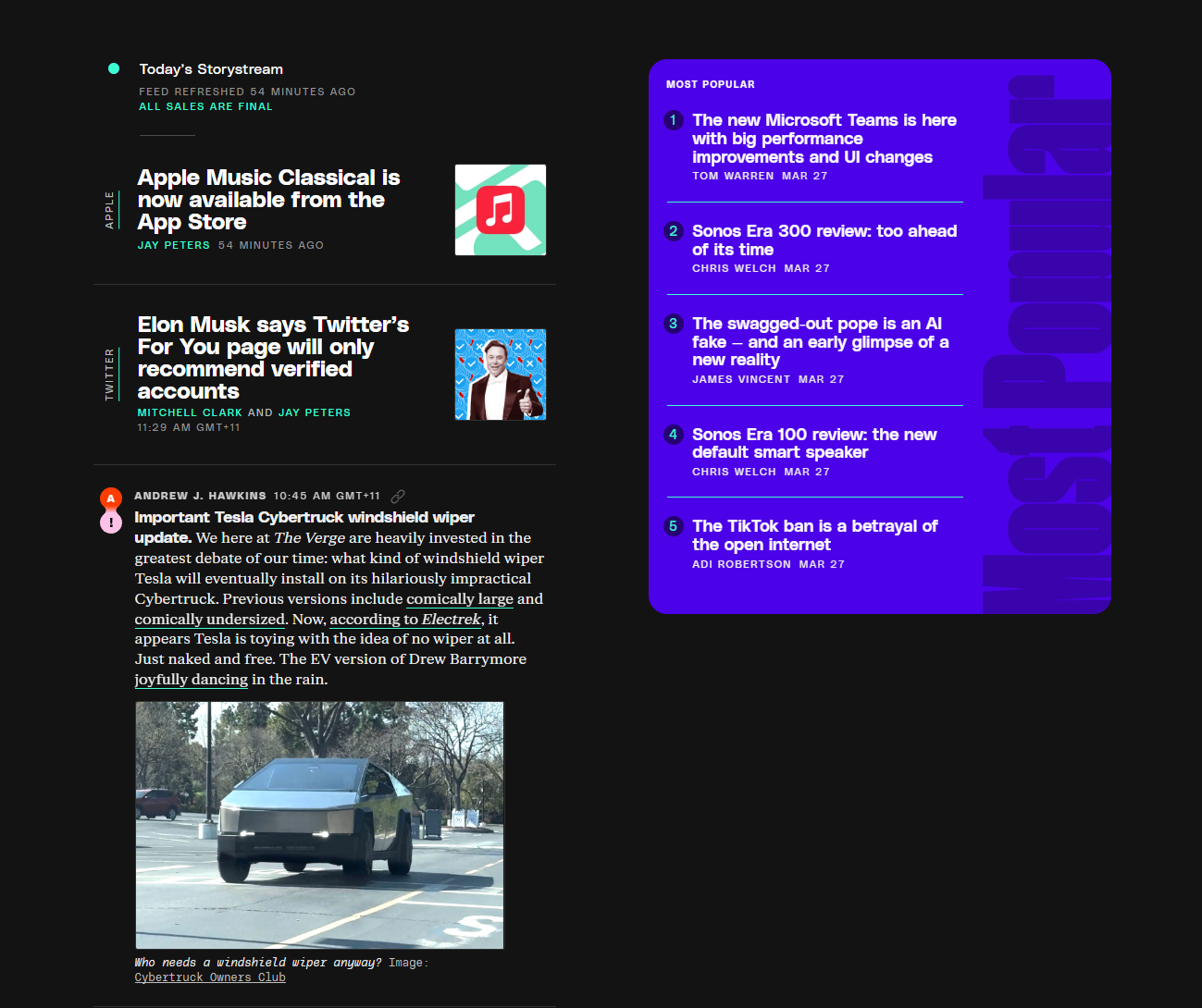 The Verge’s Facelift