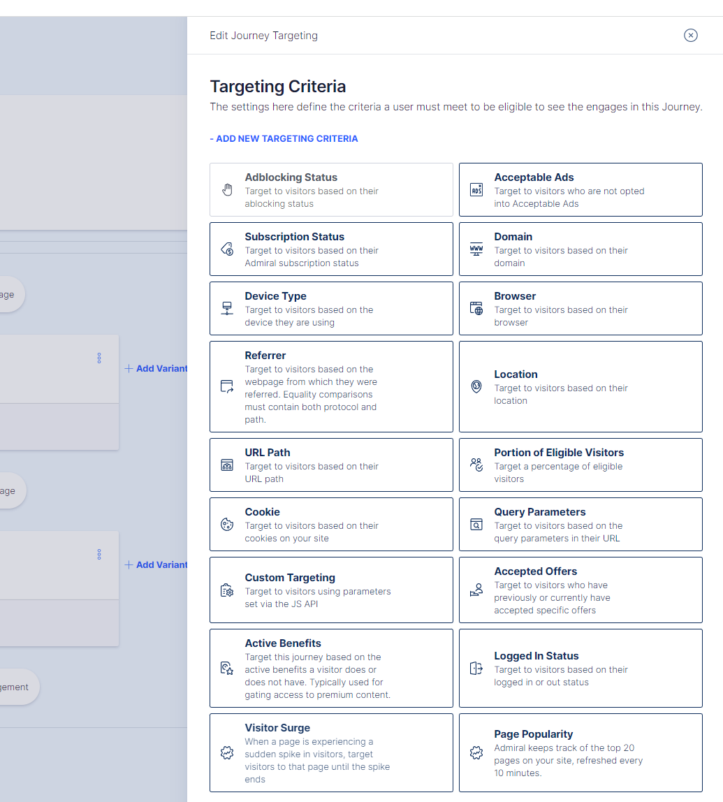 Reiseanpassung – Targeting