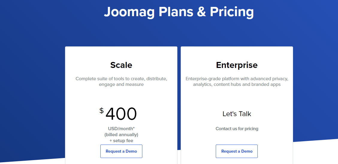 Precios de Joomag