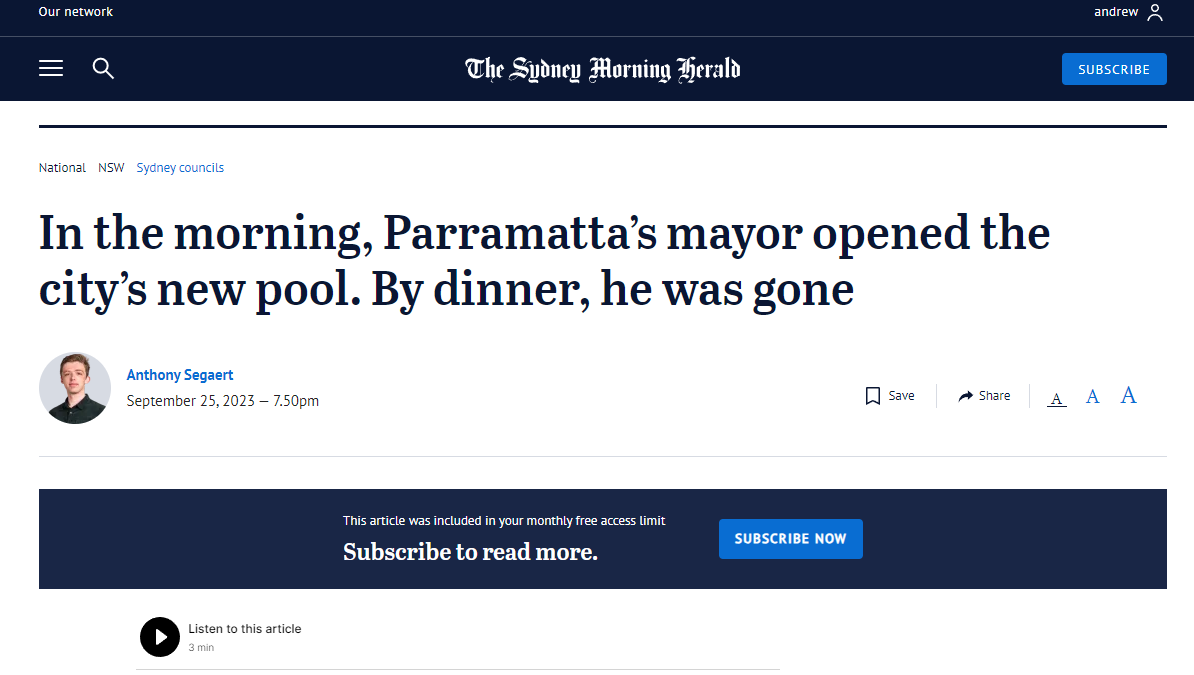 The Sydney Morning Herald