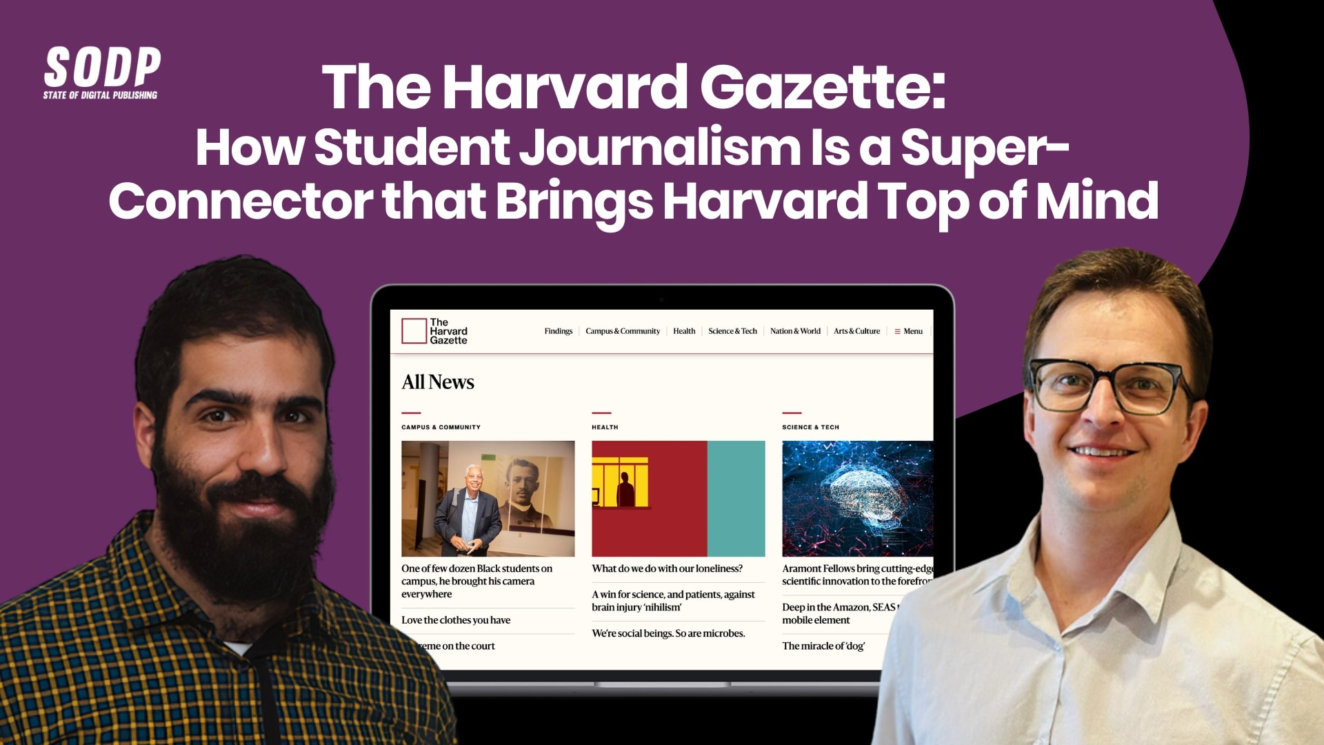 Le démontage de la Harvard Gazette