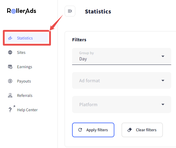 Mga Istatistika - Mga Roller Ad