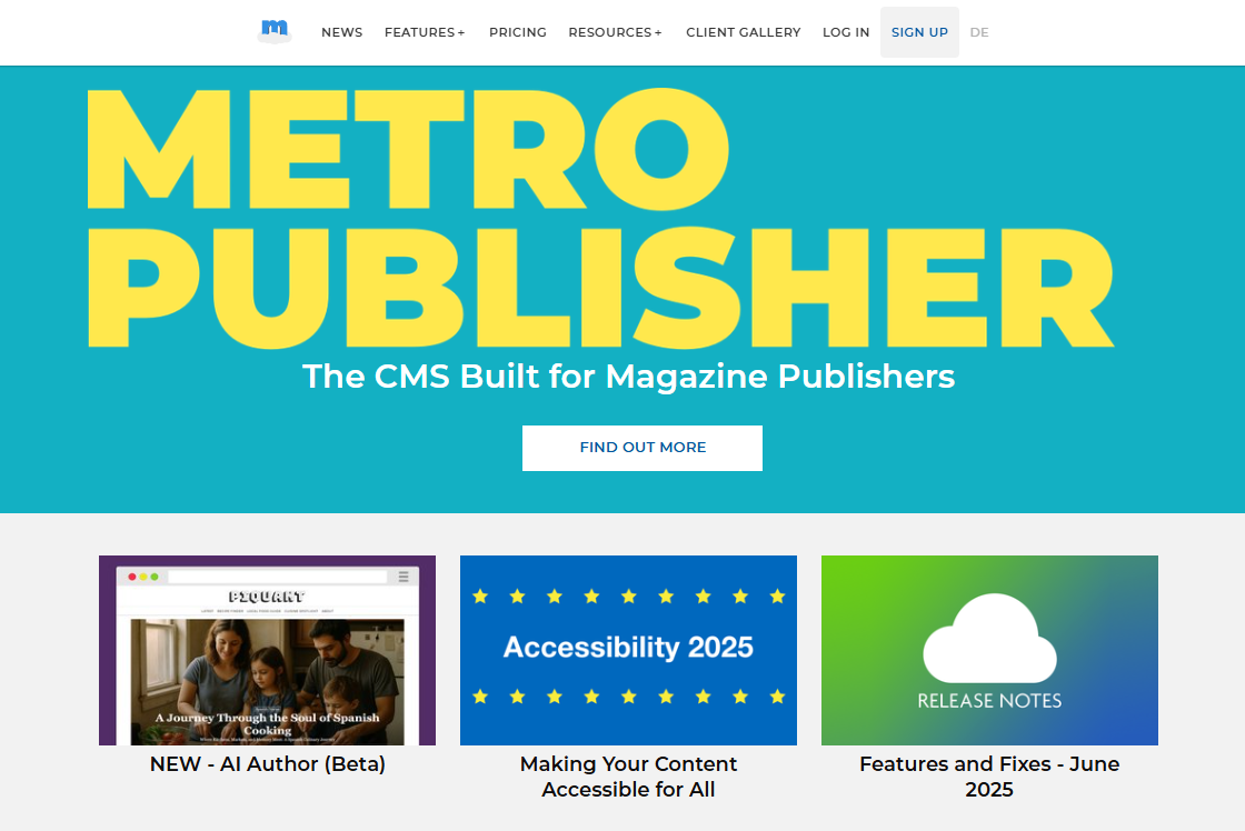 Metro Publisher