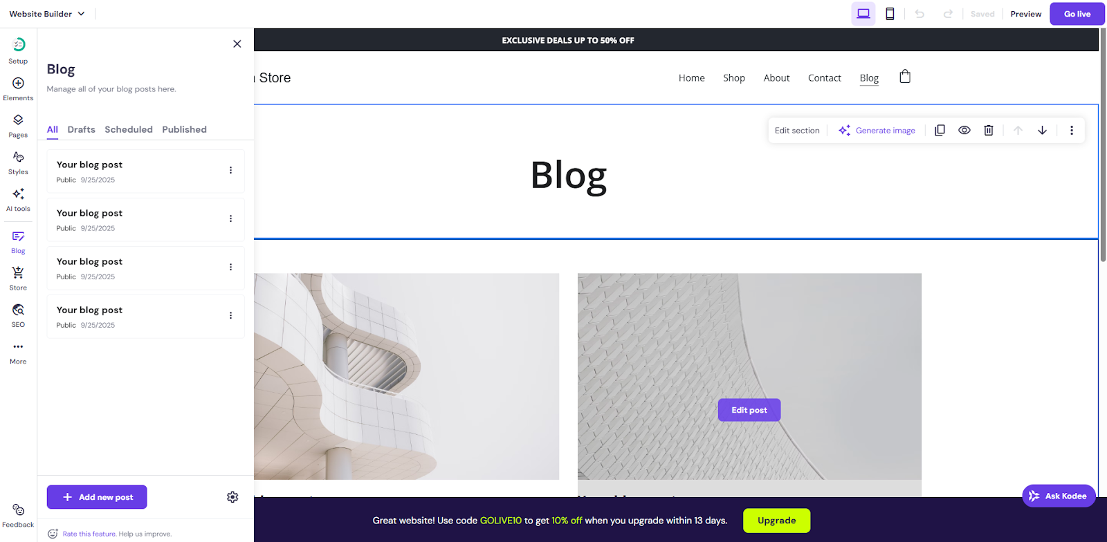 Hostinger AI Website Builder Review for 2025