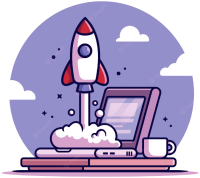 laptop-with-rocket-launch-cartoon-icon-illustratio